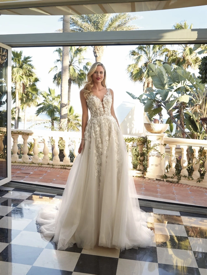 Demetrios | White Canvas Bride - 1228 | White Canvas Bridal